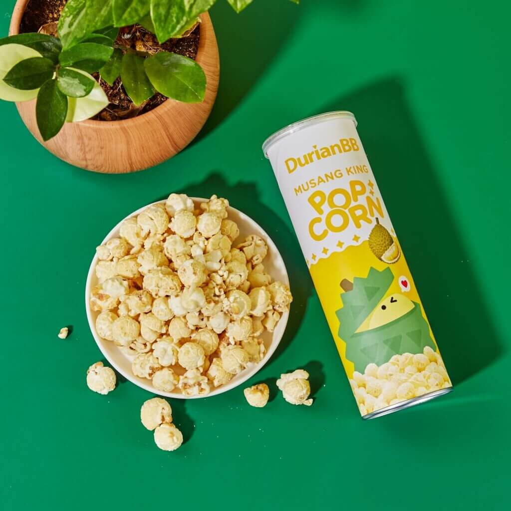 DurianBB Popcorn - mao shan wang popcorn