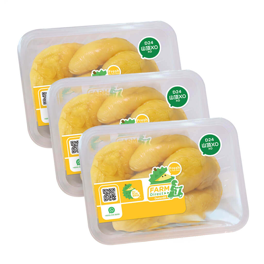 3 packs of durian d24 xo