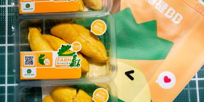 3 boxes of DurianBB musang king durian vacuum packed for delivery around kuala lumpur region