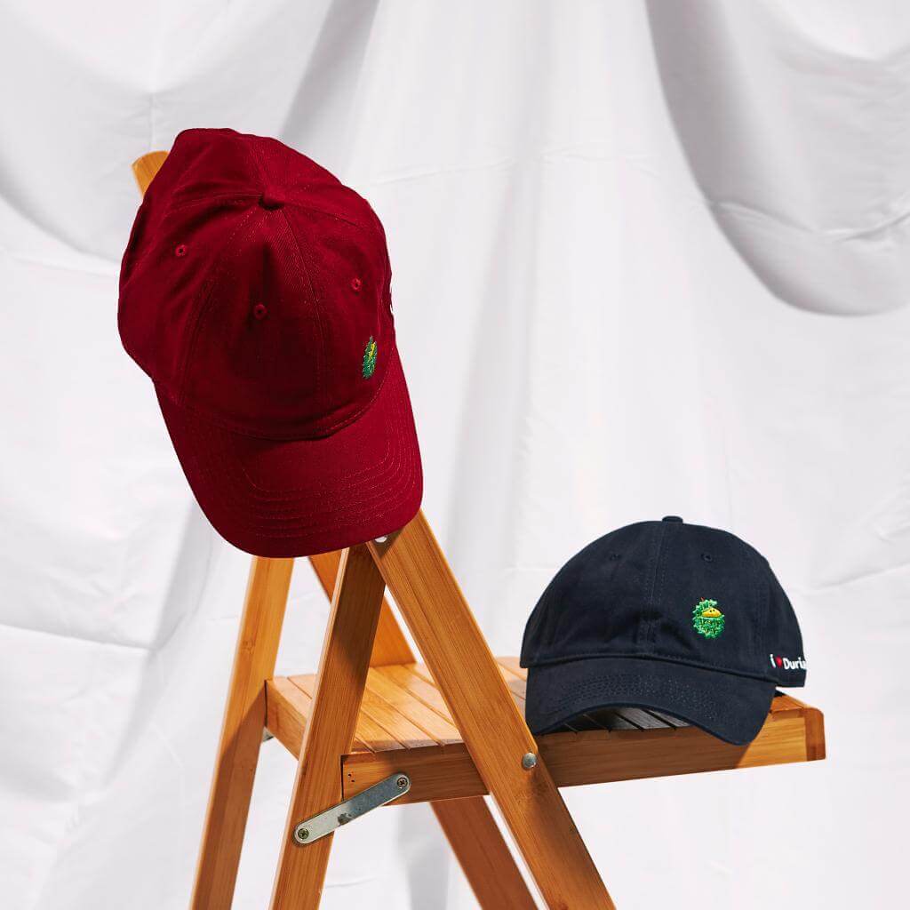 DurianBB Merchandise red and blue Baseball cap