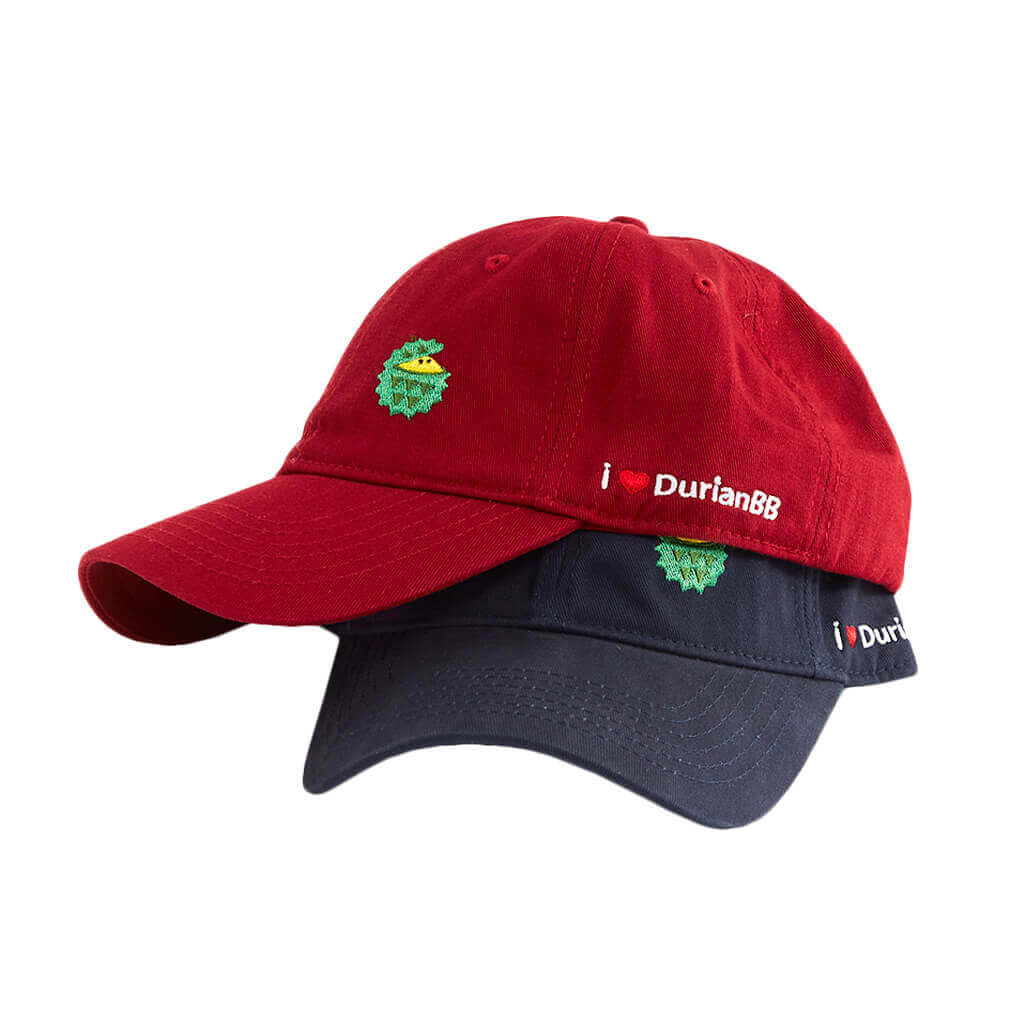 DurianBB Merchandise red and blue Baseball cap