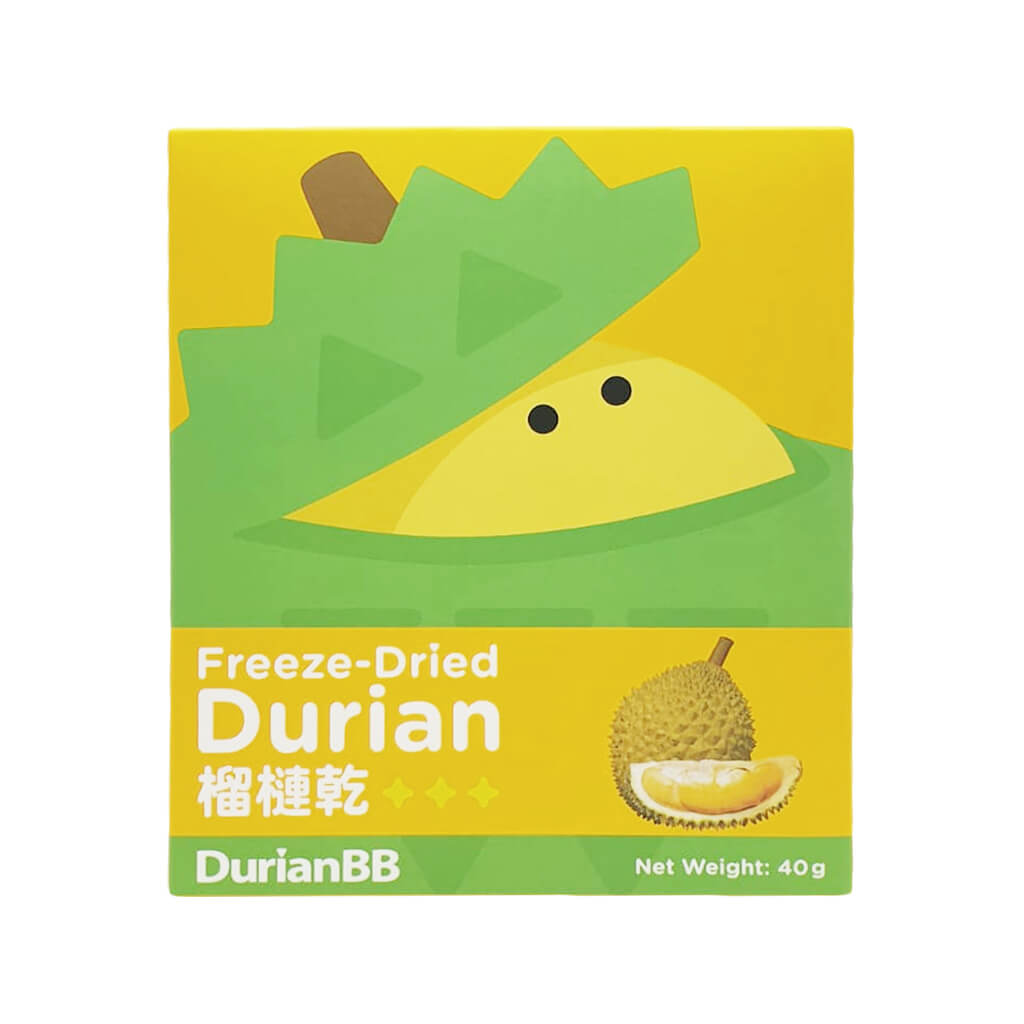 DurianBB Freeze Dried Durian (40g) 榴莲干 as durian gift