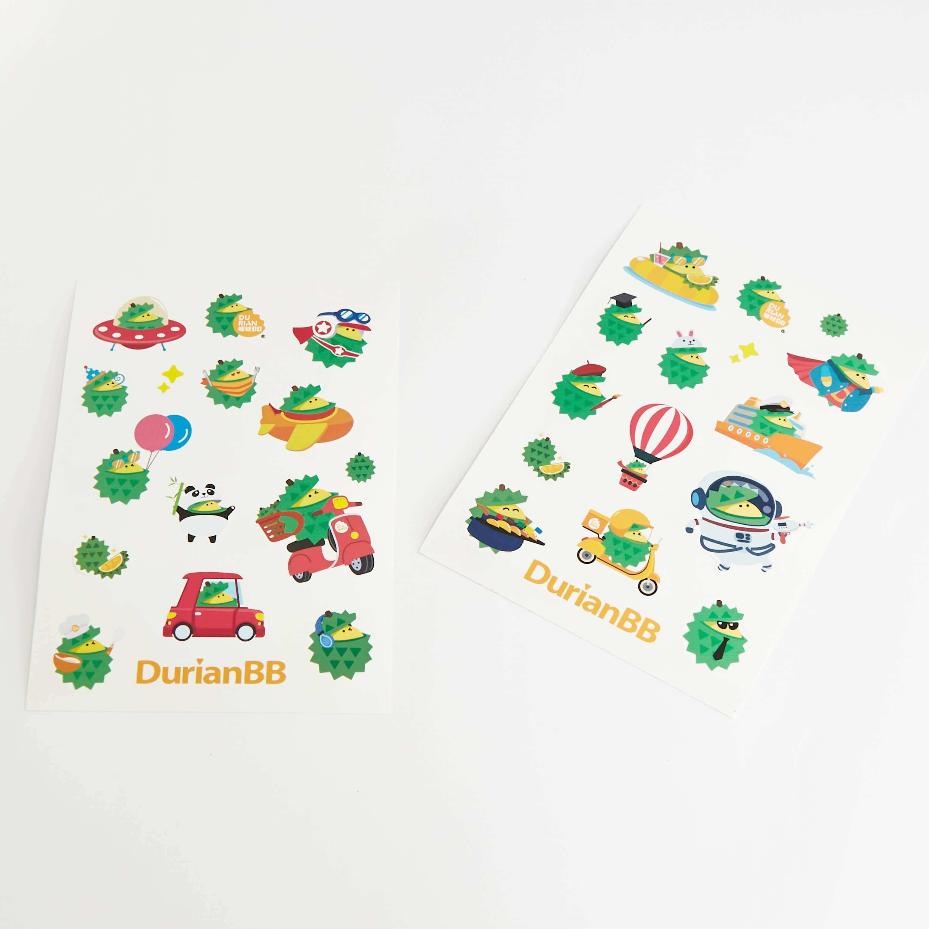 DurianBB Merchandise A5 Sticker Souvenir for kids