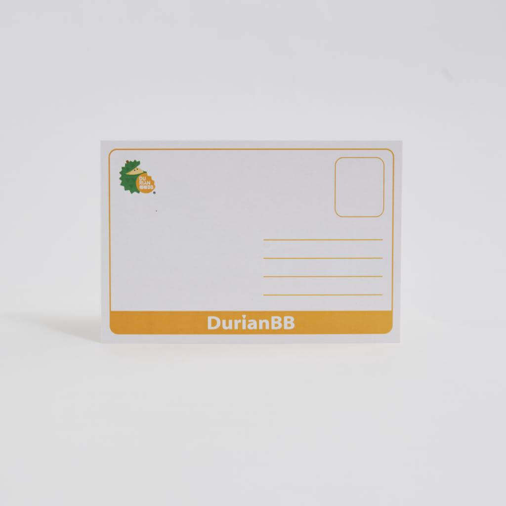 DurianBB Merchandise Yellow Postcard